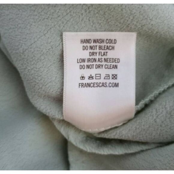 FRANCESCA'S BLUE RAIN MINT OFF-THE-SHOULDER TOP SZ.S EUC. - Picture 7 of 7